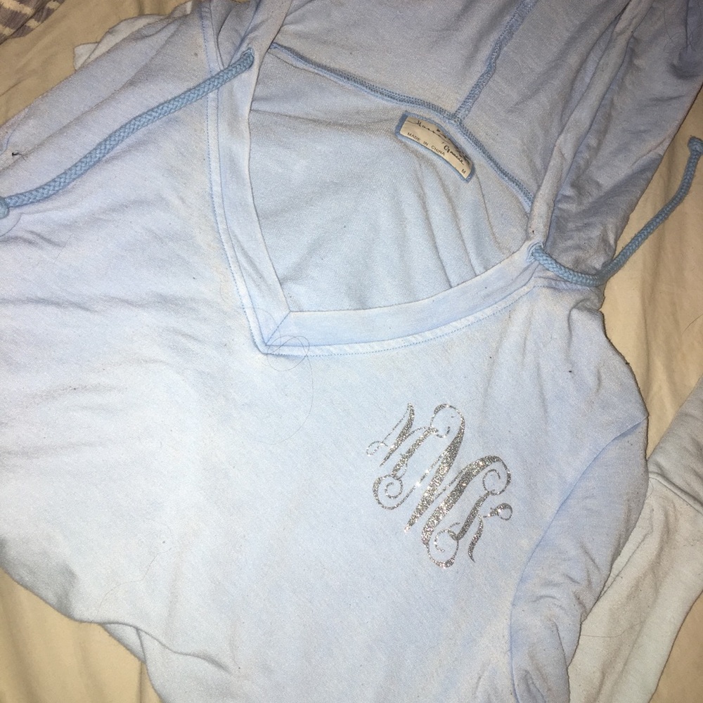 MONOGRAMED SWEATSHIRT HOODIE